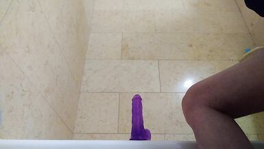 Titty fuck dildo fail with trans goth girl - 15 image