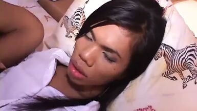 LADY-BOY from Thailand loves HUGE COCK!!! - Episode #03