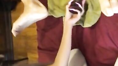 cute trans schoolgirl and her gimp - 7 image