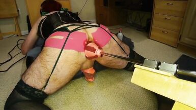 Fuck machine anal, 6 Toys! With 2 limp clitty cum shots