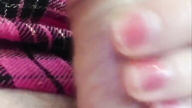 BBW Tranny Jerk Off In Your Face POV Cumshot - 14 image