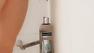 Playing with my toys in the shower - 4 image