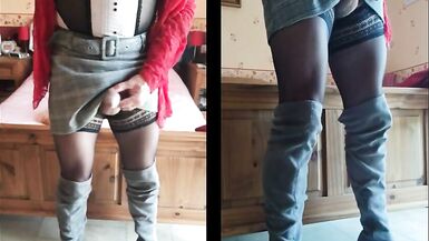 I think of your cock and jerk off to cum - 10 image