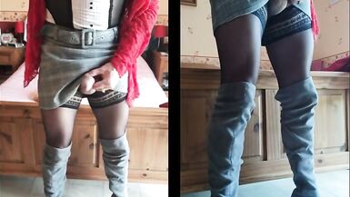 I think of your cock and jerk off to cum - 11 image