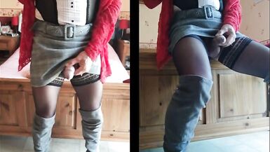 I think of your cock and jerk off to cum