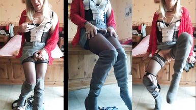 I think of your cock and jerk off to cum - 3 image