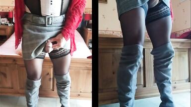 I think of your cock and jerk off to cum - 9 image