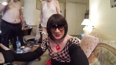 Tranny sucking cocks - 5 image