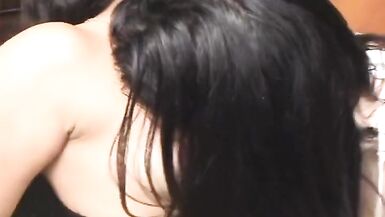 Shy girl gets lured into steamy sex by a tgirl - 3 image