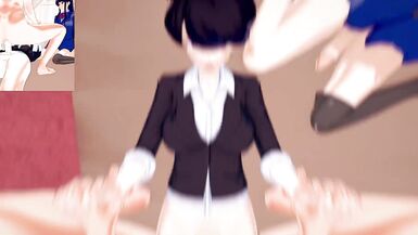 Futa Komi and her futa Mom invite you to their home | Male taker POV - 11 image