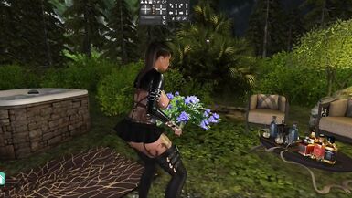 Hermi Sausage Sway - Up Skirt - Cock and Balls Swinging - 14 image