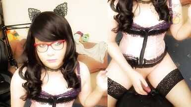 I want to be your cumslut Trans JOI - 14 image