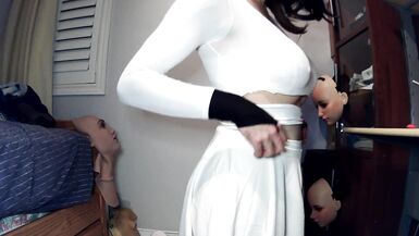 Anime Girl Happi Pt 5! Female mask girl Happi and kigurumi Celli forever! Masking in Celli doll mask