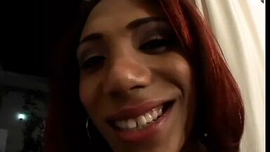 Sexy ass shemale getting banged hard after enjoying a BJ - 1 image