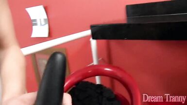 Trans Cutie Jaqueline Dark Plays With a Butt Plug - 6 image