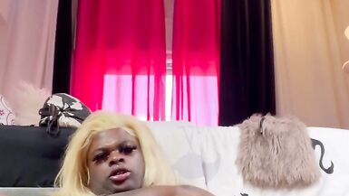 Jamaican tranny solo play and ass creaming and nut busting - 13 image