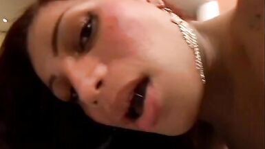 Horny babe-tranny likes as both her holes get banged hard - 13 image