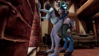 Futanari Demon Fuck Pregnant Elf - 1 image