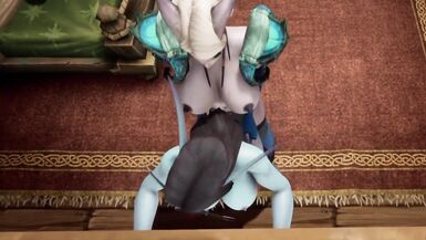 Futanari Demon Fuck Pregnant Elf - 3 image