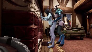 Futanari Demon Fuck Pregnant Elf - 9 image