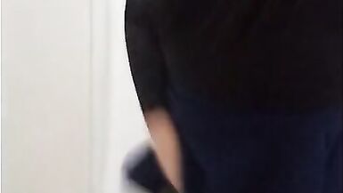 Colombian crossdresser walks and plays with dildo in her ass - 2 image