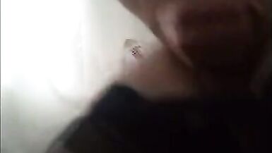 Latin crossdresser dances wearing lingerie, plays with dildo - 13 image