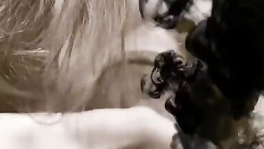 Clouded Discreet Public Sucking of a Black Penis - 6 image