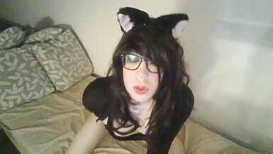 Sissy slut jenny playing with dick on cam for you - 7 image