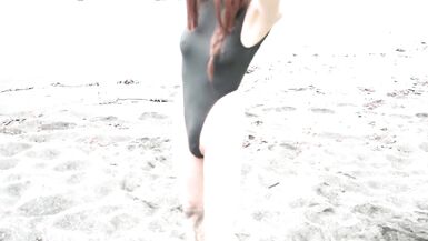 Japanese Crossdresser Amane Beach 31 - 4 image