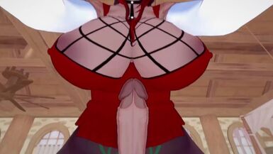 Konosuba - Futa Sylvia invite you to sex session | Male taker POV SWAP - 1 image