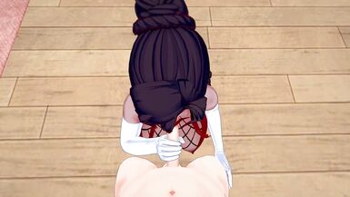 Konosuba - Futa Sylvia invite you to sex session | Male taker POV SWAP - 3 image