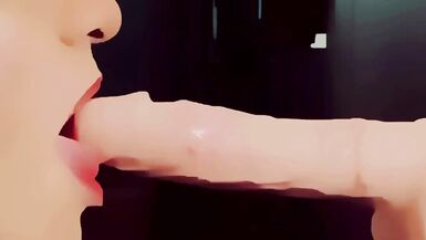 PAWSissy Struggles with Dildo and Fuck Machine - 2 image