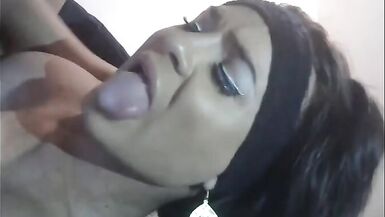 Webcam Trannies Tasty Cumpilation - 7 image