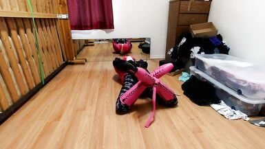 Sissy Maids Armbinder Hogtie - 5 image