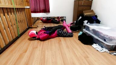 Sissy Maids Armbinder Hogtie - 9 image