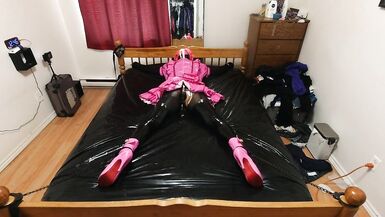Sissy Maids Bed Bondage - 12 image