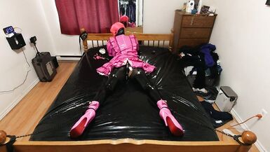 Sissy Maids Bed Bondage - 15 image