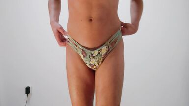 Trans slut in lingerie - 3 image