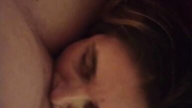 Bunny Belle Gets Face Fucked by Sestina Shay - 2 image