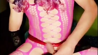 Pink suit red mini - 12 image