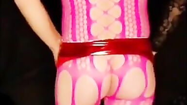 Pink suit red mini - 2 image