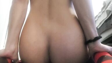 goth egg trap fucks herself, and stays so tight, then cums soft in hot video - 8 image