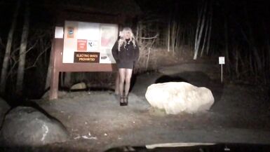 Daring walk in my slutty short dress + high heels gets me tied up ... - 10 image