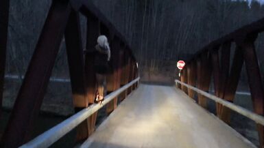 Daring walk in my slutty short dress + high heels gets me tied up ... - 5 image