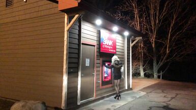 Daring walk in my slutty short dress + high heels gets me tied up ... - 9 image