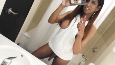 Black Beauty Cum Selfie - 2 image