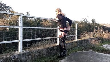 Tranny Milk Maid Making Deliveries - 13 image