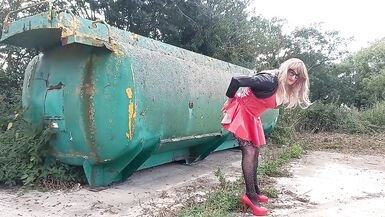 Tranny Milk Maid Making Deliveries