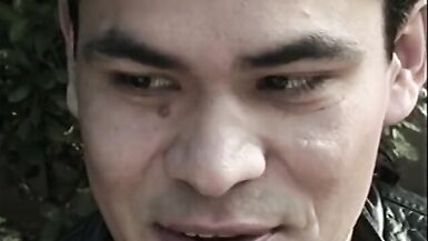 Horny inexperienced guy sucks on trannys cock - 4 image