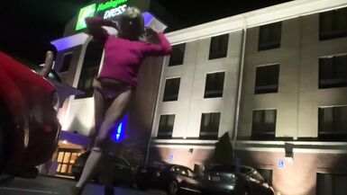 HOT PANTS SHORT SHORTS SLUT PUBLIC DISPLAY SEXY ASS LONG LEGS SISSY CD - 8 image